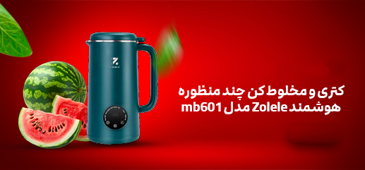 عکس از عملکرد هم‌زمان گرم کردن و مخلوط کردن نوشیدنی در دستگاه چندکاره کتری برقی MB601